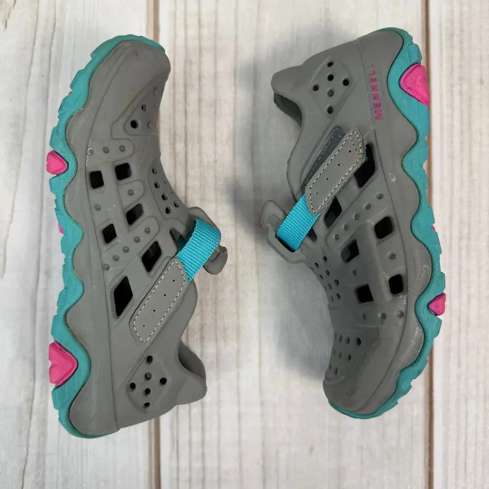 Merrell Kids Hydro Canyon Teal Pink Water Shoes Sandals Size 13C